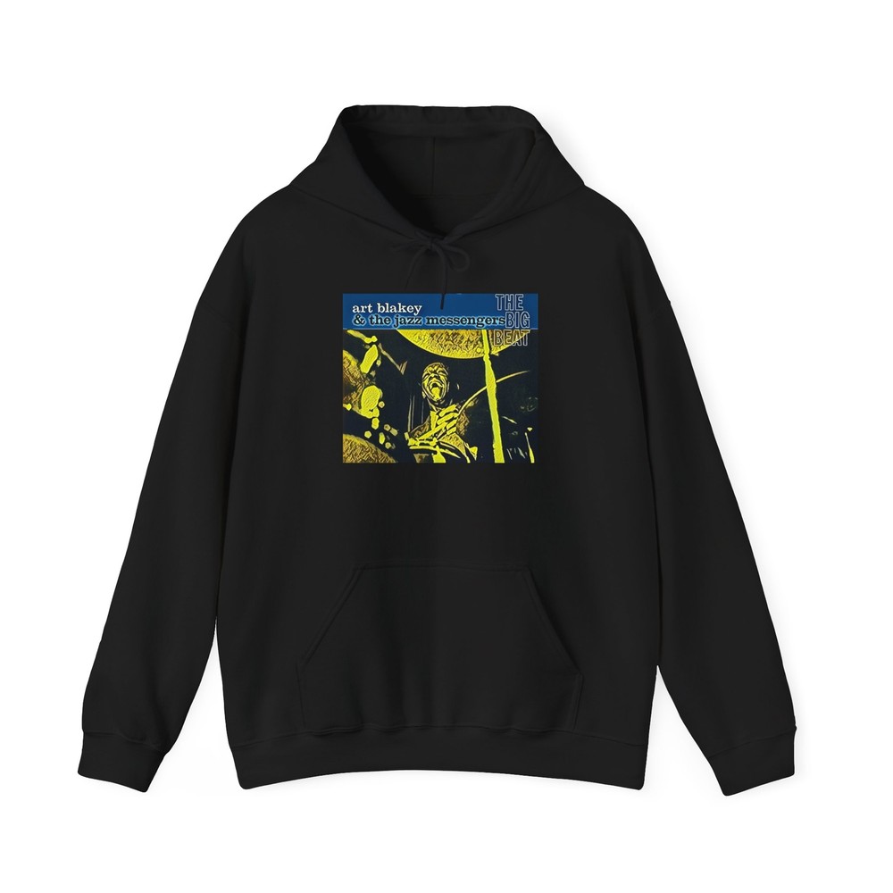 Art Blakey The Big Beat Graphic Print LS Unisex Heavy Blend™ Hooded Sweatshirt