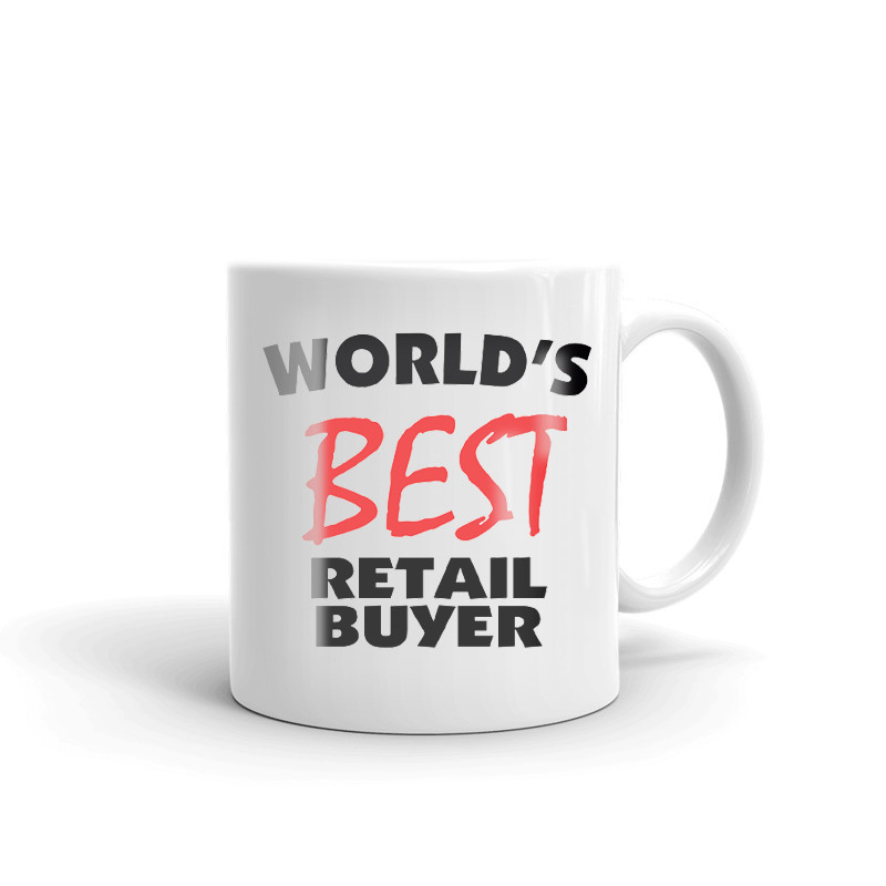 World's Best Retail Buyer Coffee Tea Ceramic Mug Office Work Cup Gift