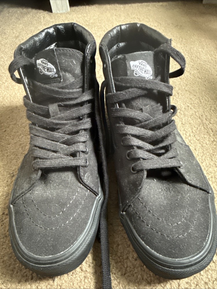 VANS Sk8-Hi Black High Top Sneakers