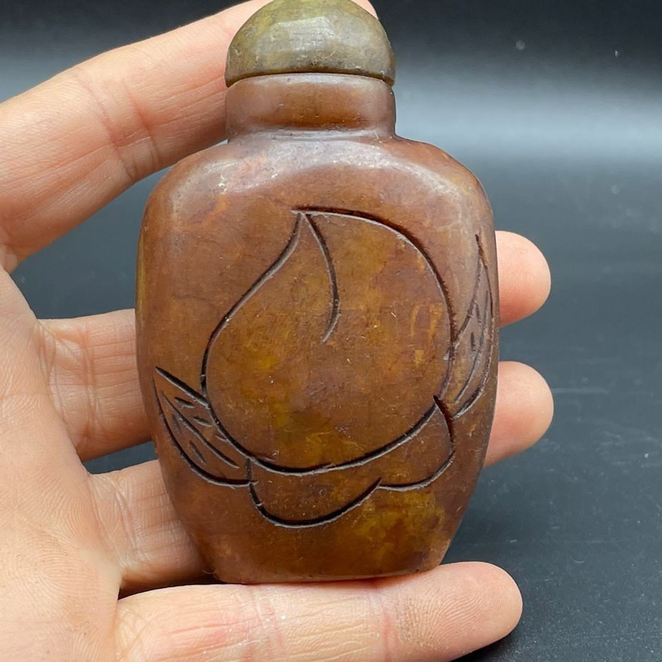 Antique Xiu Jade Handpiece Pendant Snuff Bottle Jade Collectible