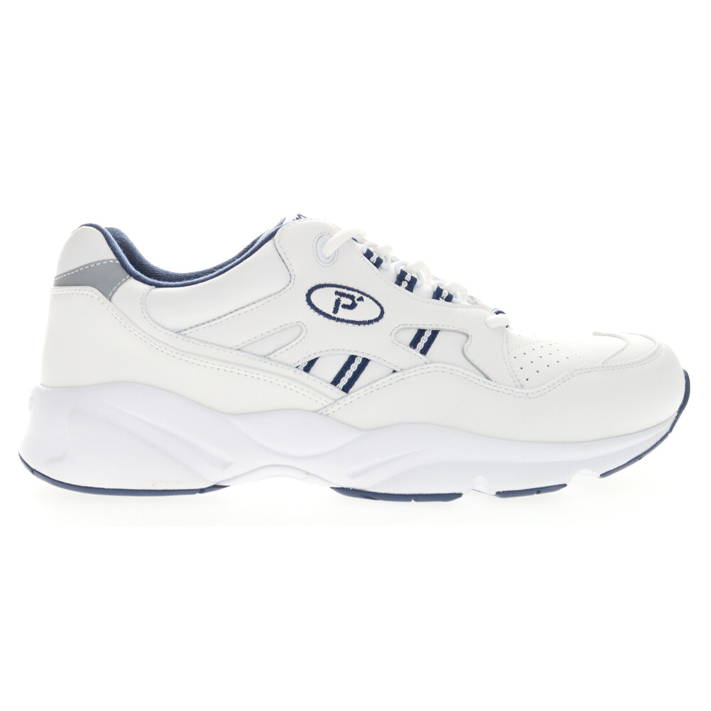 Propet Stability Walker Men’s White Athletic Sneakers M2034WN for Comfort & Support