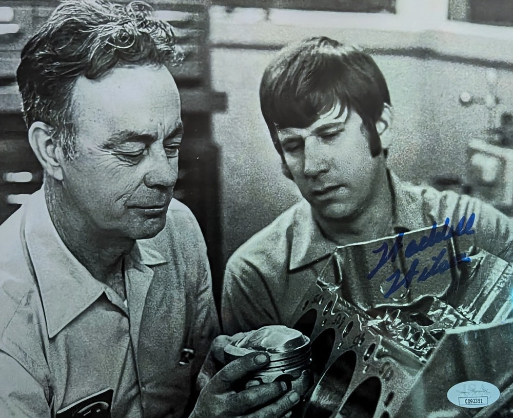 Waddell Wilson Autographed 8x10 Photo with JSA COA NASCAR Hall of Fame