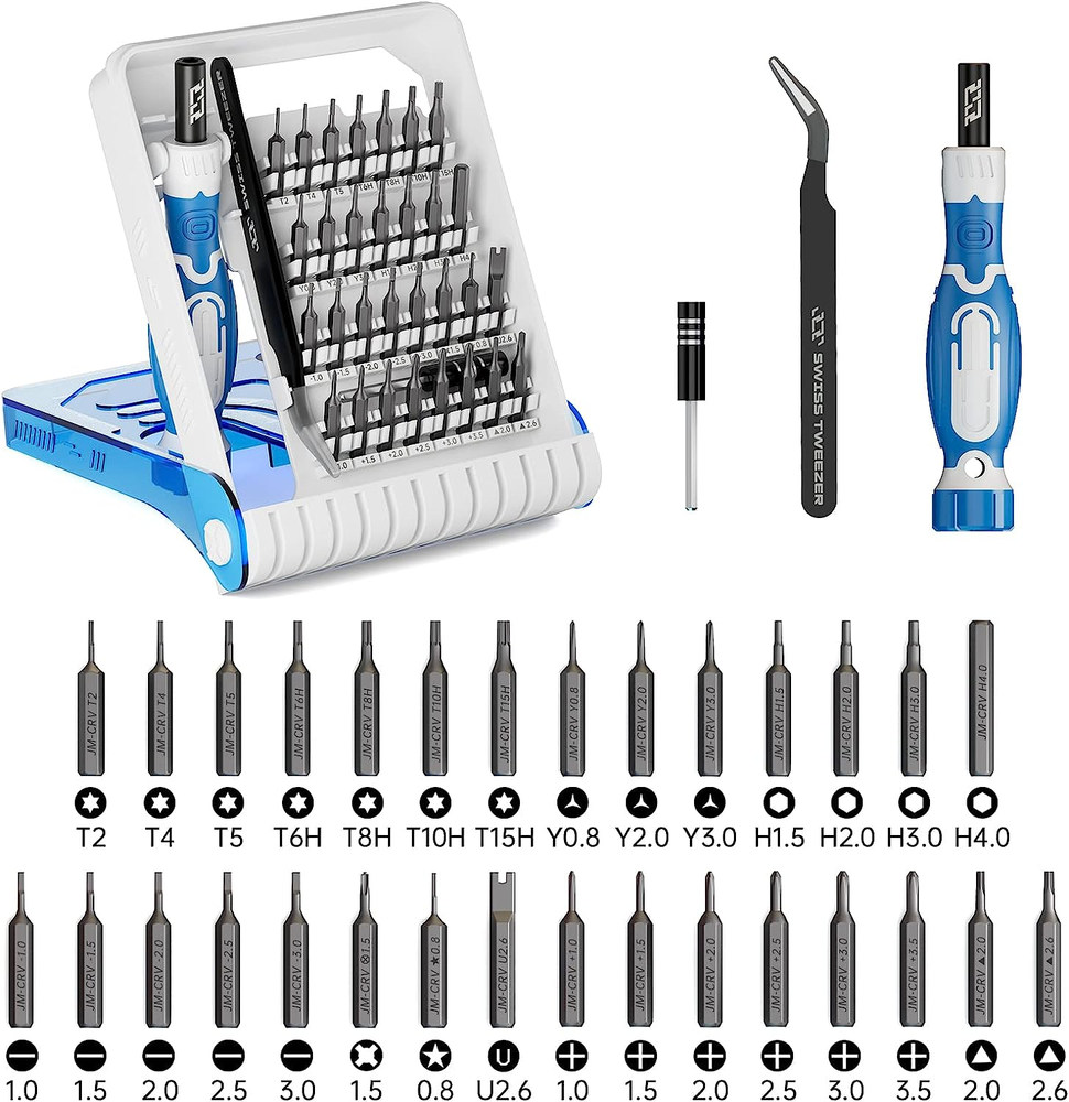 33-in-1 Precision Screwdriver Set for Electronics Repair with Magnetic Bits