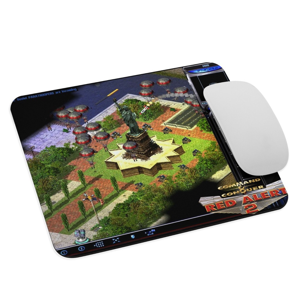 Command And Conquer Red Alert 2 Mouse Pad 9.5x7.75 inch Gameplay
