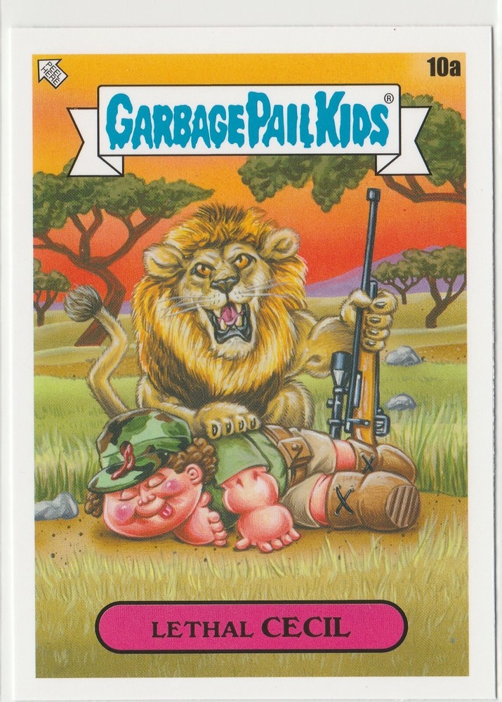 Vintage Lethal Cecil #10a Garbage Pail Kids GPK 2021 Vacation Series