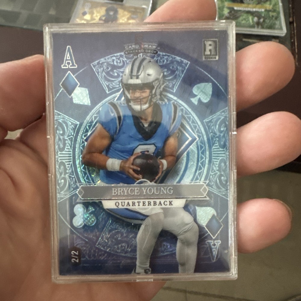 2023 Wild Card 5 Card Draw Stacked Deck RC Bryce Young 2/2 Color Match 🔥