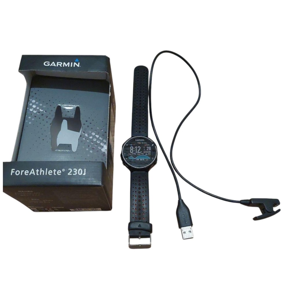 Garmin Forerunner 230J GPS Running Watch with Charger - Used, Minor Screen Dents