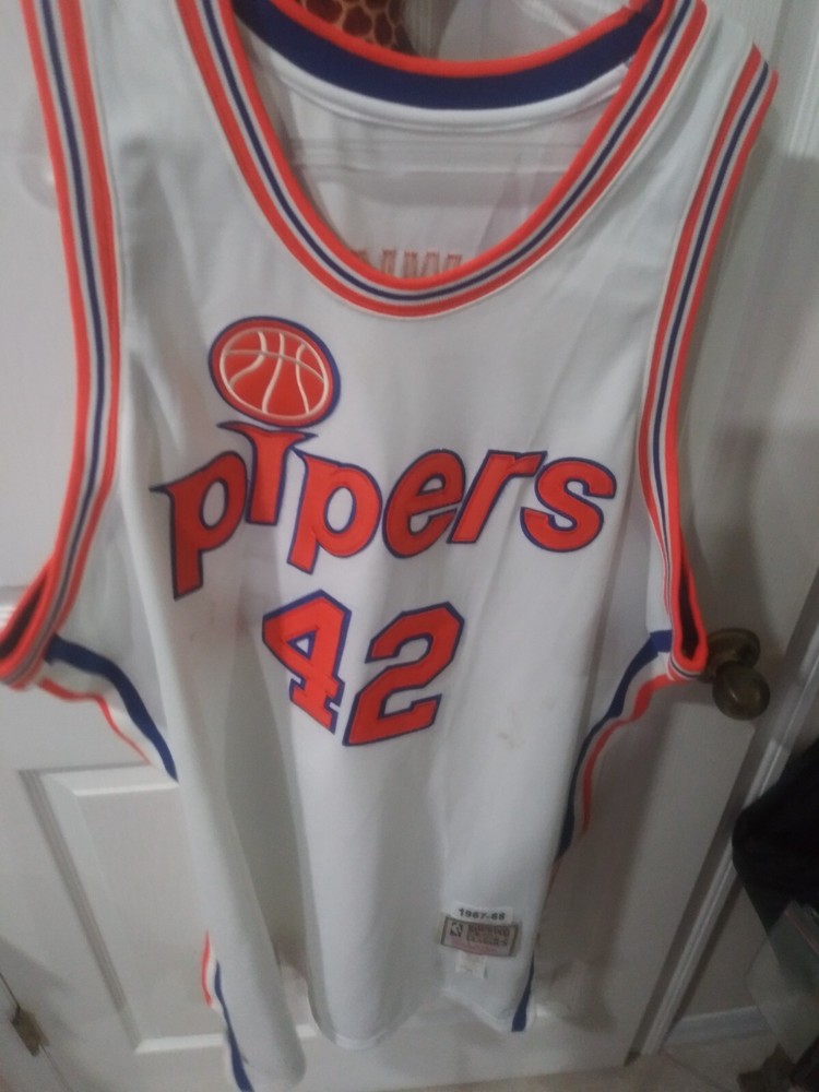 PITTSBURGH PIPERS REPLICA ABA CONNIE HAWKINS JERSEY SIZE 58