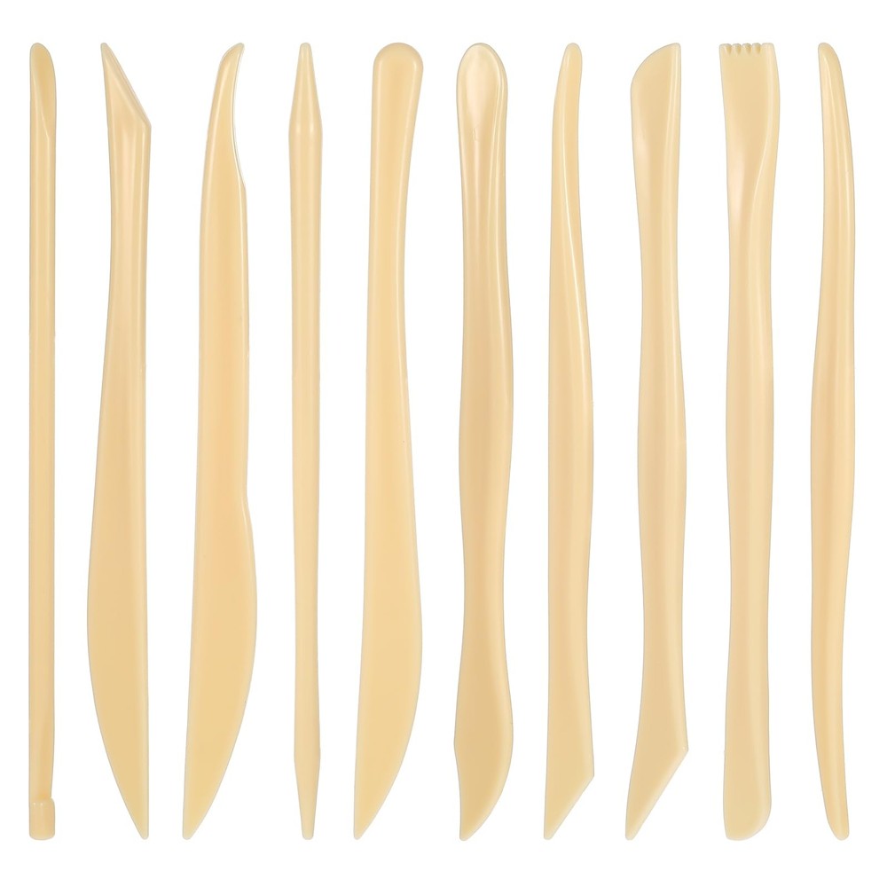 10PCS Double-Ended Clay Sculpting Tools for Polymer Modeling Plastic Craft Art