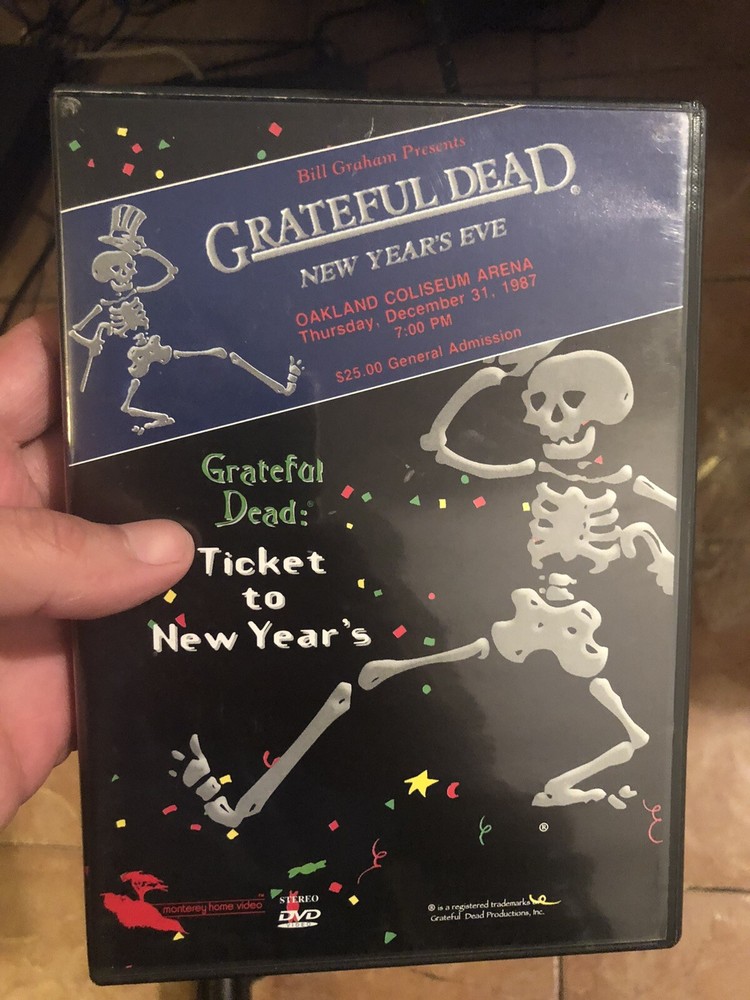 Grateful Dead 1998 New Years Concert DVD Nice Disc-image