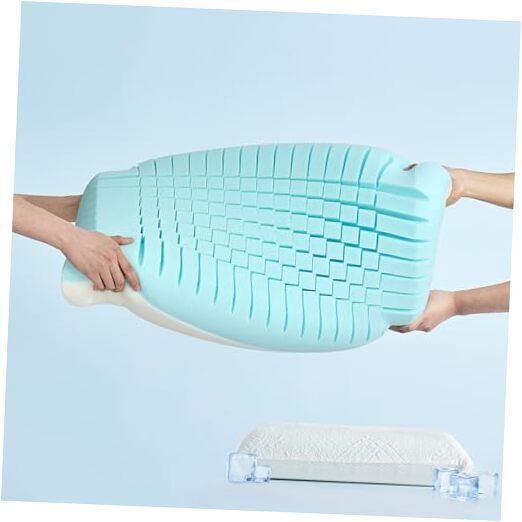 Cooling Sleeping Pillow, Slow Rebound Memory Foam Pillow, Standard-Single Pack