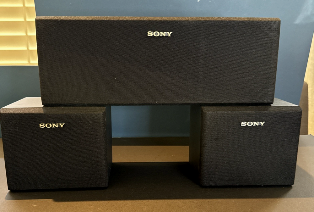Sony SS-CR9 Center & SS-SR9 Surround Speaker Set Home Theater System Tested