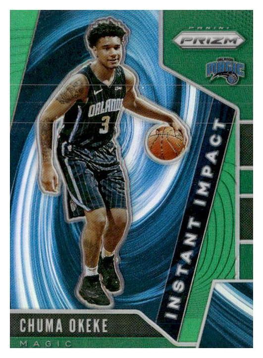 2019-20 Panini Prizm #3 Chuma Okeke Instant Impact Green