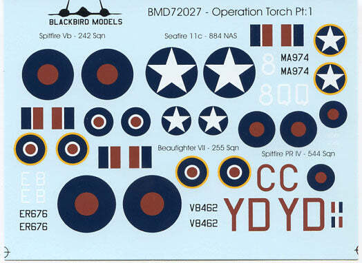 Blackbird Models D72027 1:72 Operation Torch Part 1