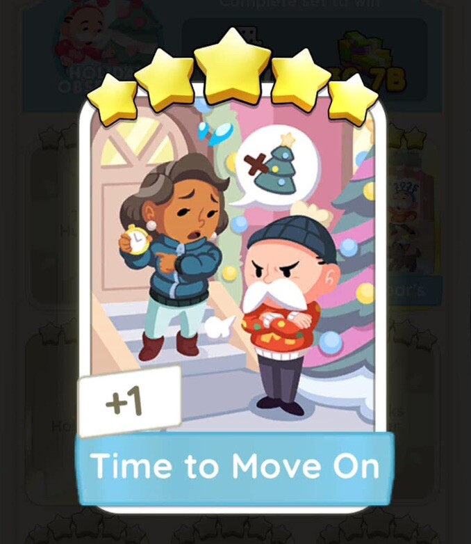 Time to Move On - Monopoly Go - Sticker - 5Star⭐️