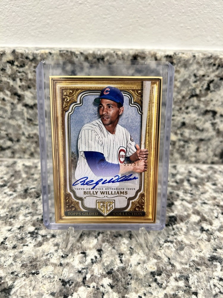 2024 Topps Gilded Collection Billy Williams Gold Frame Auto /50