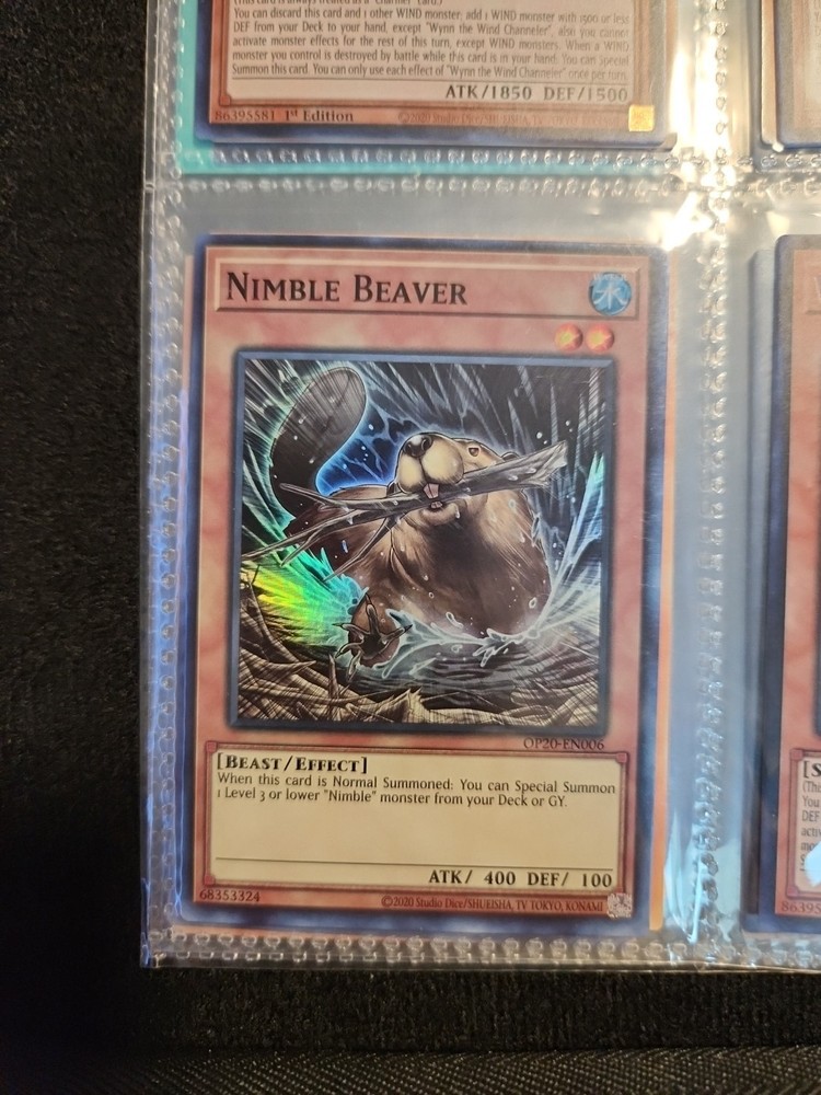 Nimble Beaver OP20-EN006 OTS Tournament Pack 20 Unlimited Edition