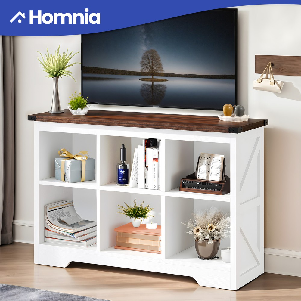 3 Tier Bookcase Bookshelf Console Table Cube Storage Display Rack Living Room