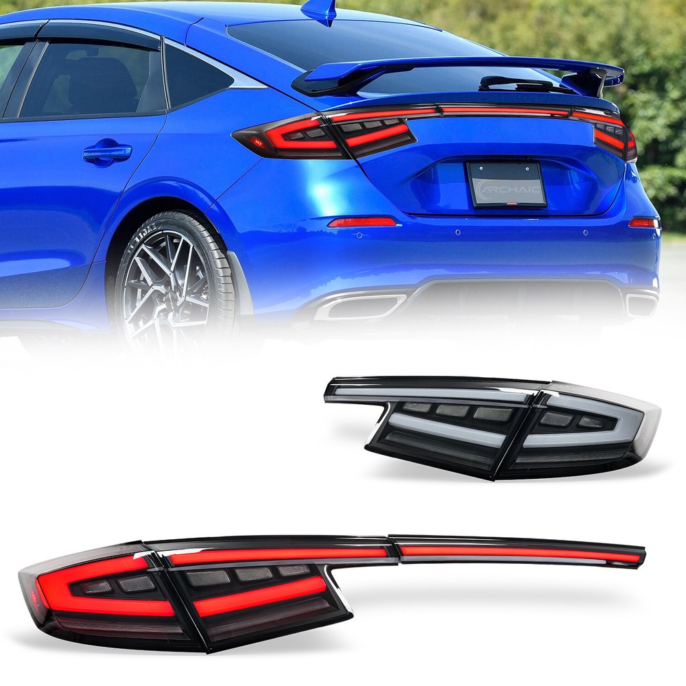 LED Tail Lights w/Trunk Lamp Fit for 2022-2025 Honda Civic Hatchback/Type R