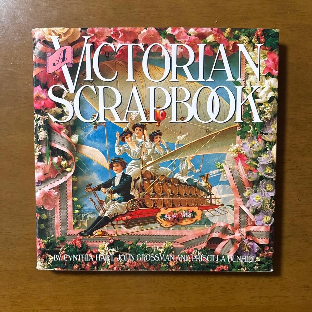 Victorian Scrapbook Color Illustrations 152 Pages 10.3x10.3 inches Hardcover Eng