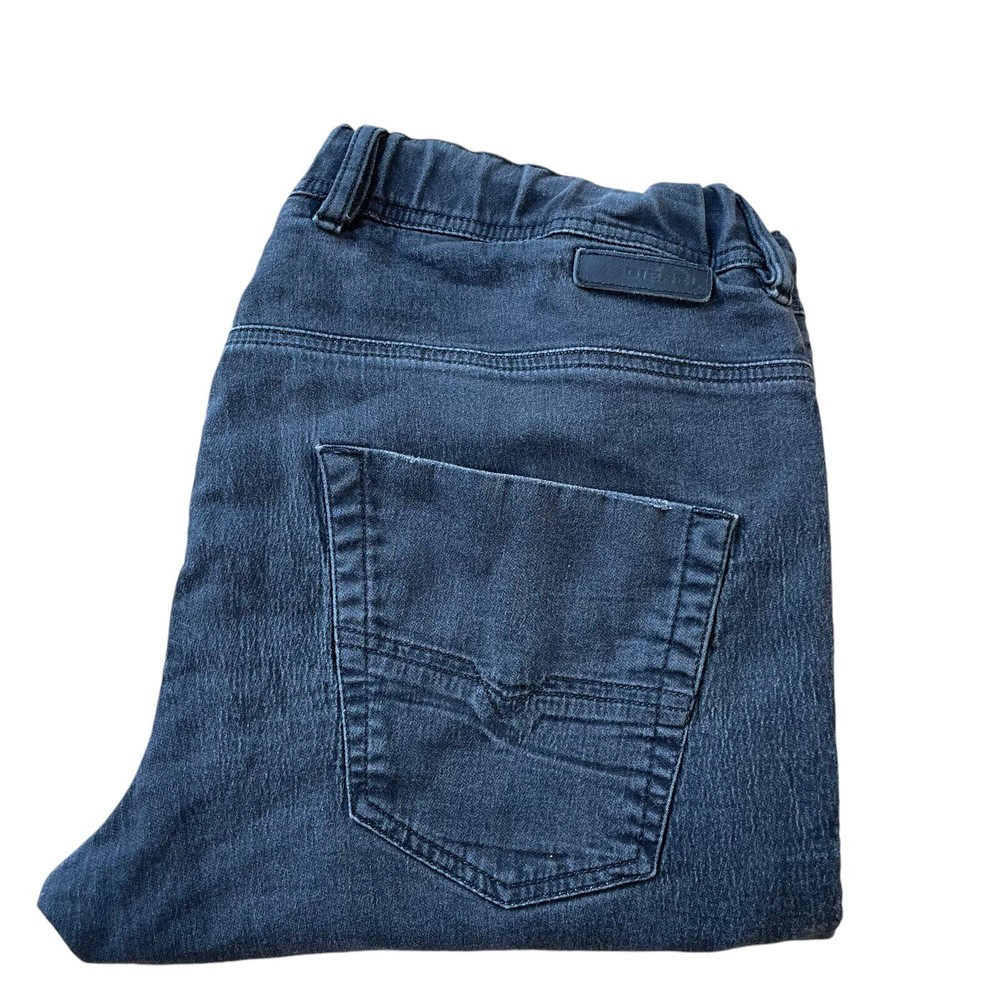 DIESEL Krooley-Jogg Ne Sweat Pants Jeans Mens Black Regular Stretch Slim W34 L32