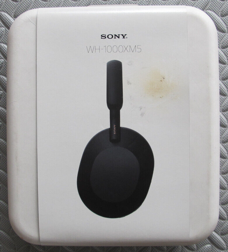 Sony WH1000XM5 Black Wireless Noise-Canceling Over-Ear Headphones