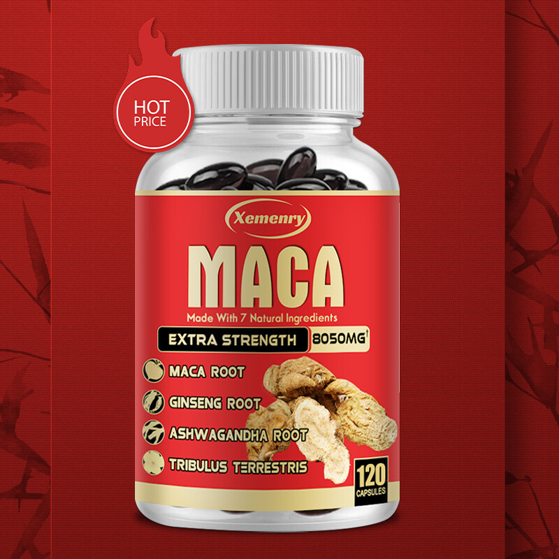 Maca - Tribulus - Improve Energy & Stamina, Testosterone Booster, Muscle Health