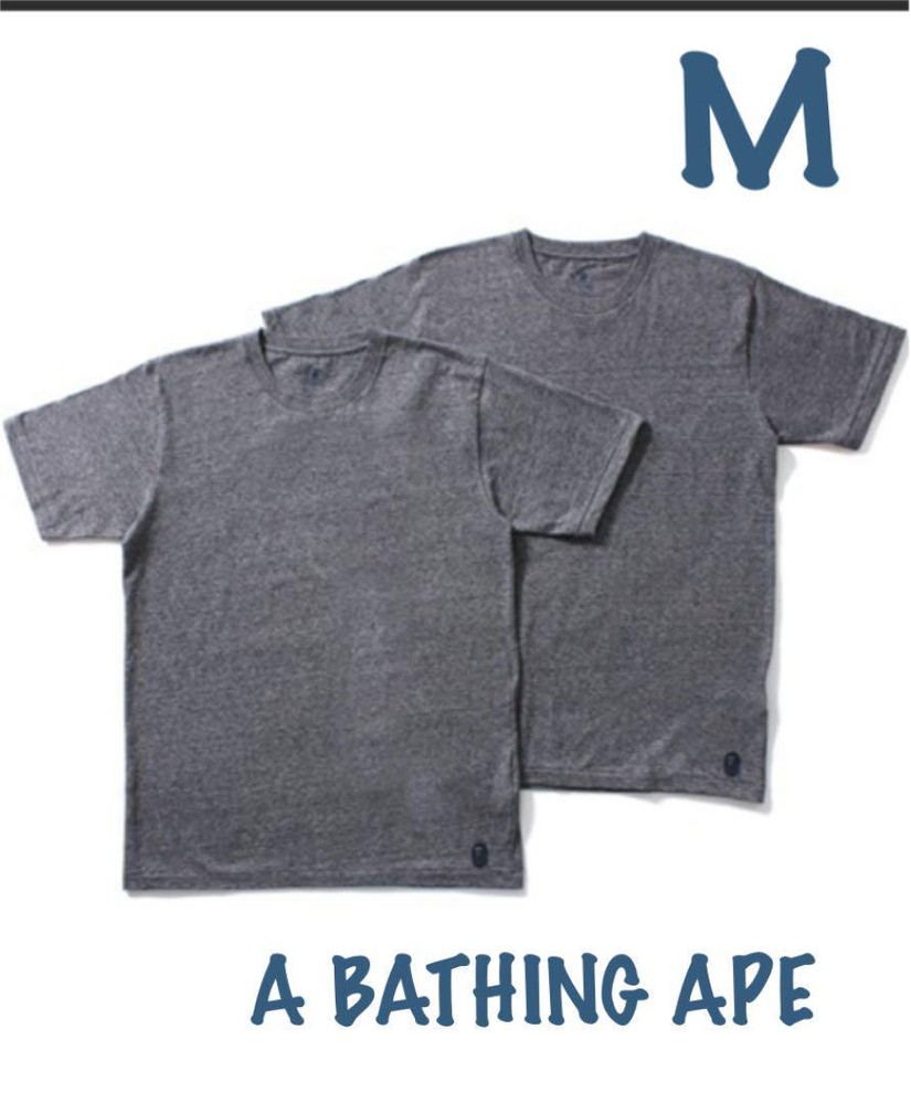 M Set Of 2 A Bathing Ape Pack T T-Shirt Short Sleeve