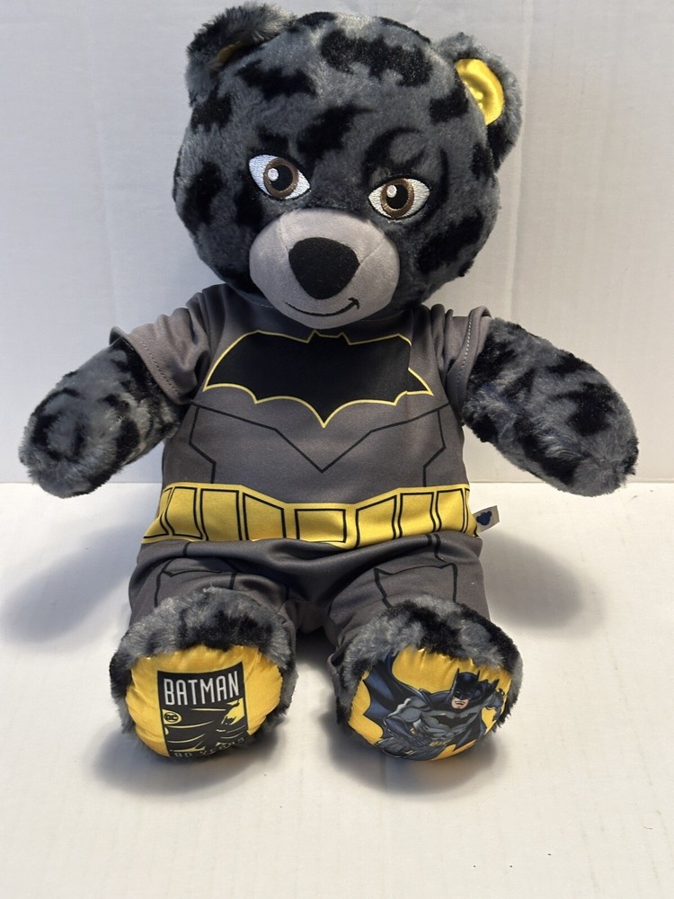 Build A Bear DC Batman 80th Anniversary Plush Black Batsuit 16