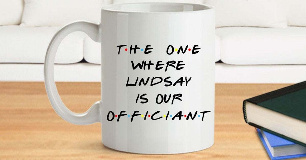 Personalized Officiant Mug Friends Officiant Proposal Gift Custom Wedding