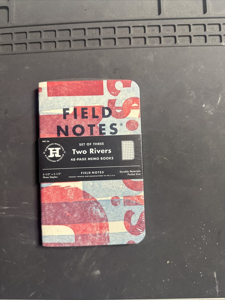 Rare Spring 2015 Field Notes Two Rivers Limited Edition FNC-26