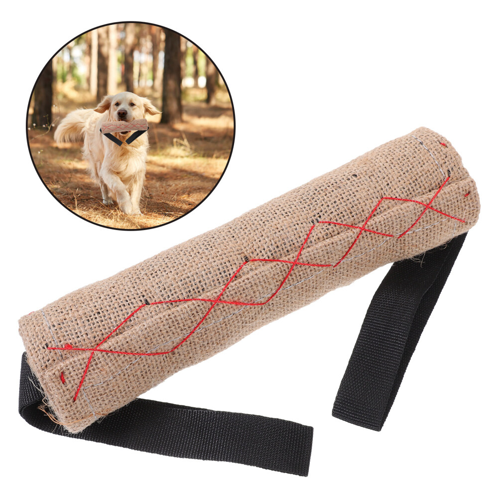 Juguete remolcador de mordedura de perro con 2 asas extra resistente duradero remolcador de perro para