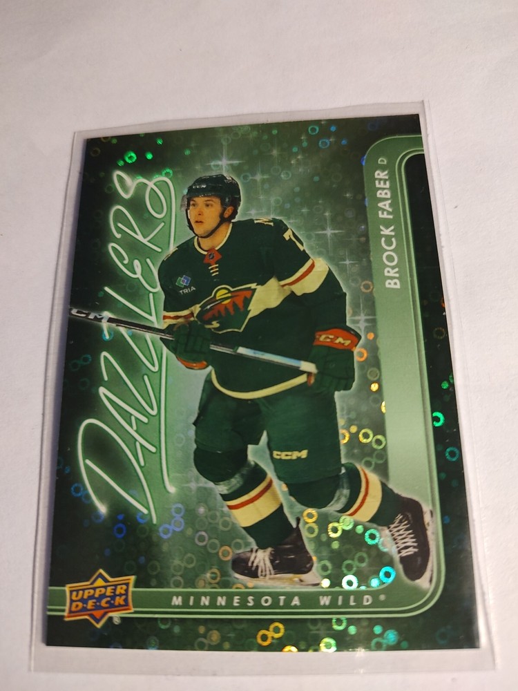 2024-25 Upper Deck Series 1 - Dazzlers Green #DZ-49 Brock Faber