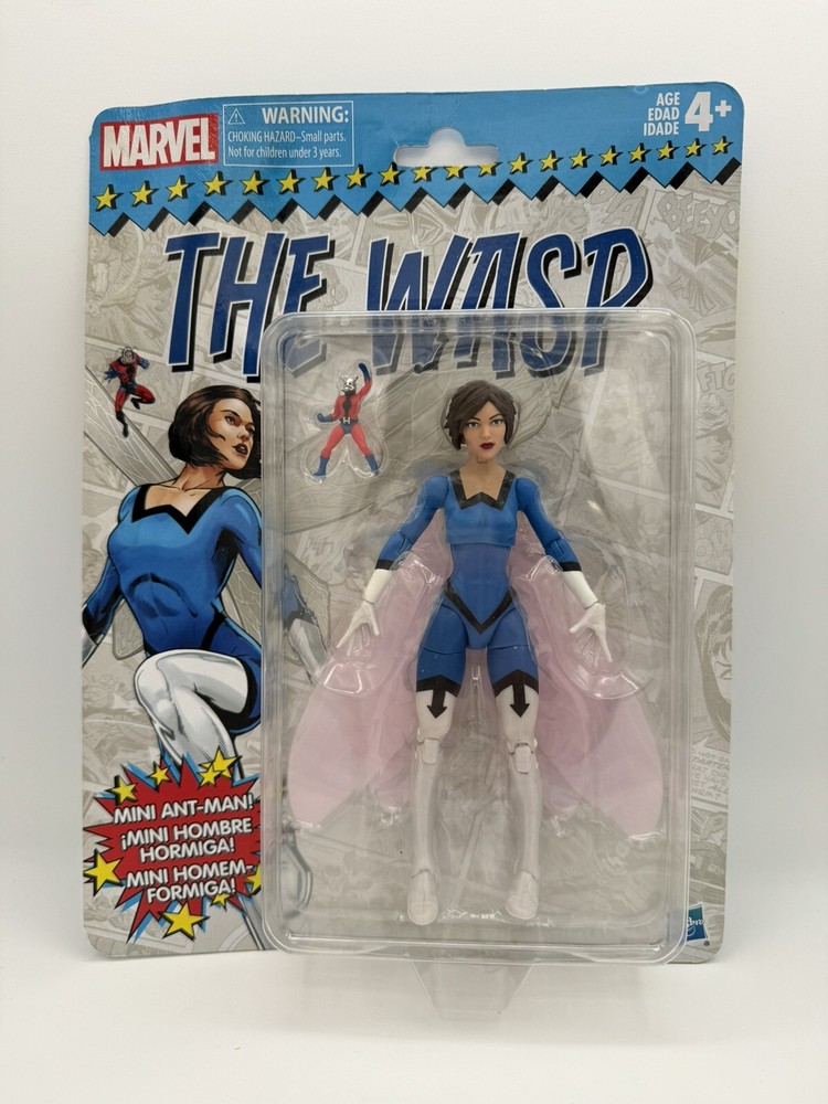 Marvel Legends Retro Collection Classic The Wasp Mini Ant Man Action Figure NIB
