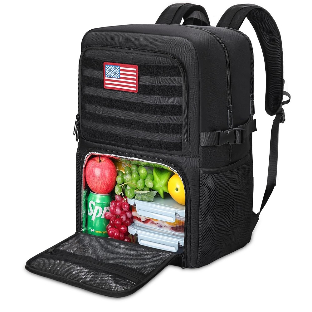 Insulated Cooler Lunch Backpack with 15.6 Inch Laptop Compartment