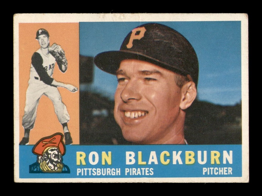 1960 Topps Set Break #209 Ron Blackburn VG *OBGcards*