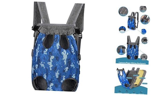 | Hiking Outdoor Pet Carrier Backpack | Legs Out Puppy Cat Carrier |