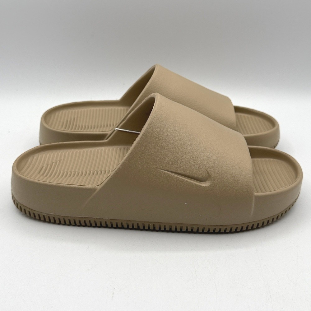 Nike Calm Slide Men Size 8 Sesame Tan Foam Sandal FD4116-001