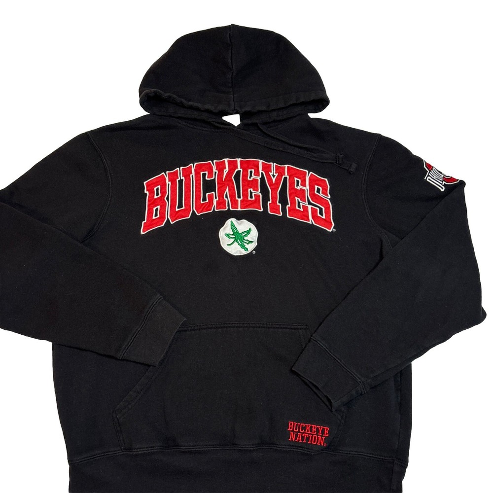 Ohio State Buckeyes Red Black Hoodie Size Men’s Large