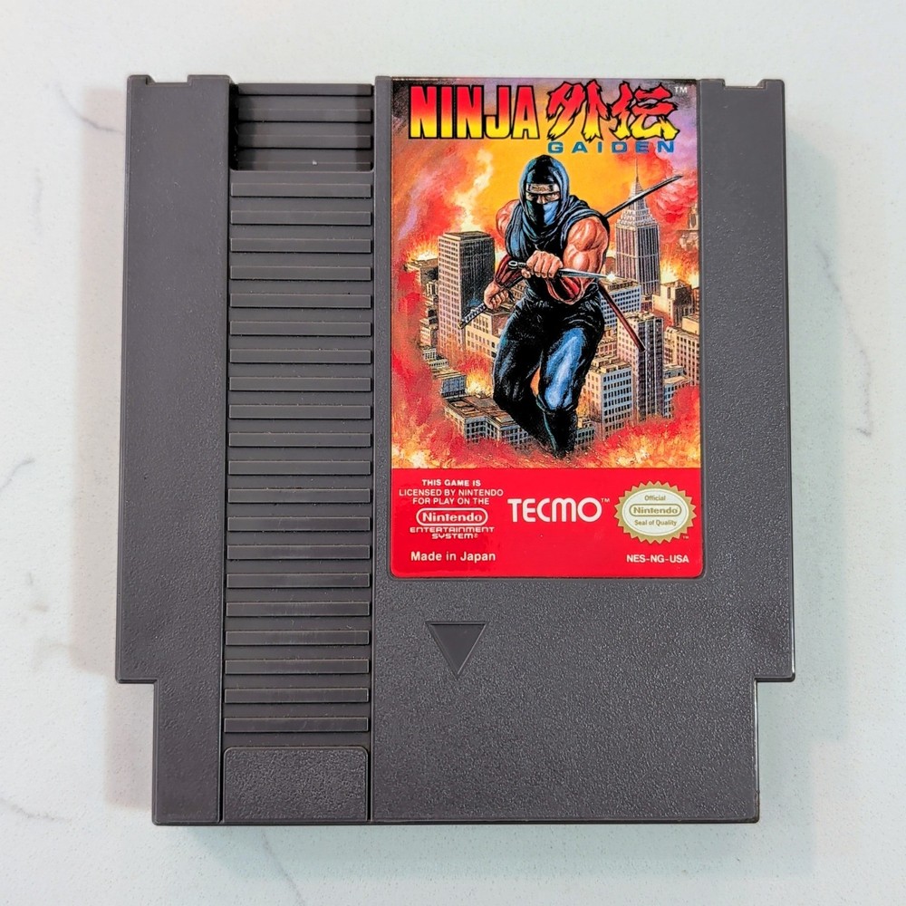 Ninja Gaiden (Nintendo NES, 1989) Authentic Game Cartridge - Cleaned & Tested