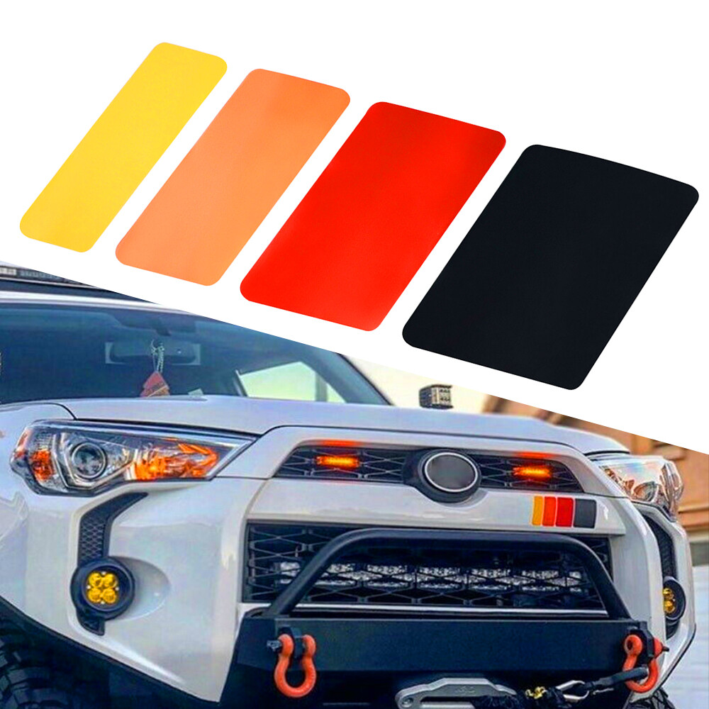 1/2set Neo Retro Four-Wave Stripe Decal Sticker For Toyota Tacoma 4Runner FJ TRI