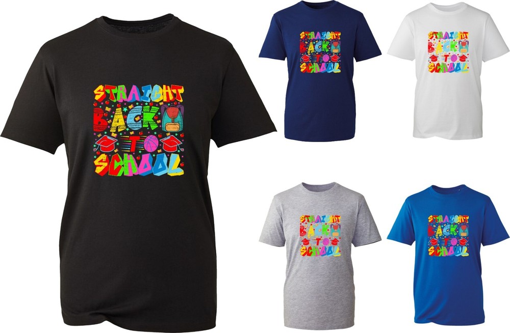 Back To School Vintage TShirt Summer Vacations Summer Holidays Students Gift Top-image