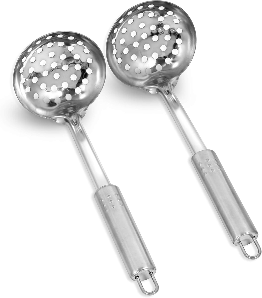 Premium Stainless Steel Cooking Utensils - 2 Pack Set for Every Kitchen