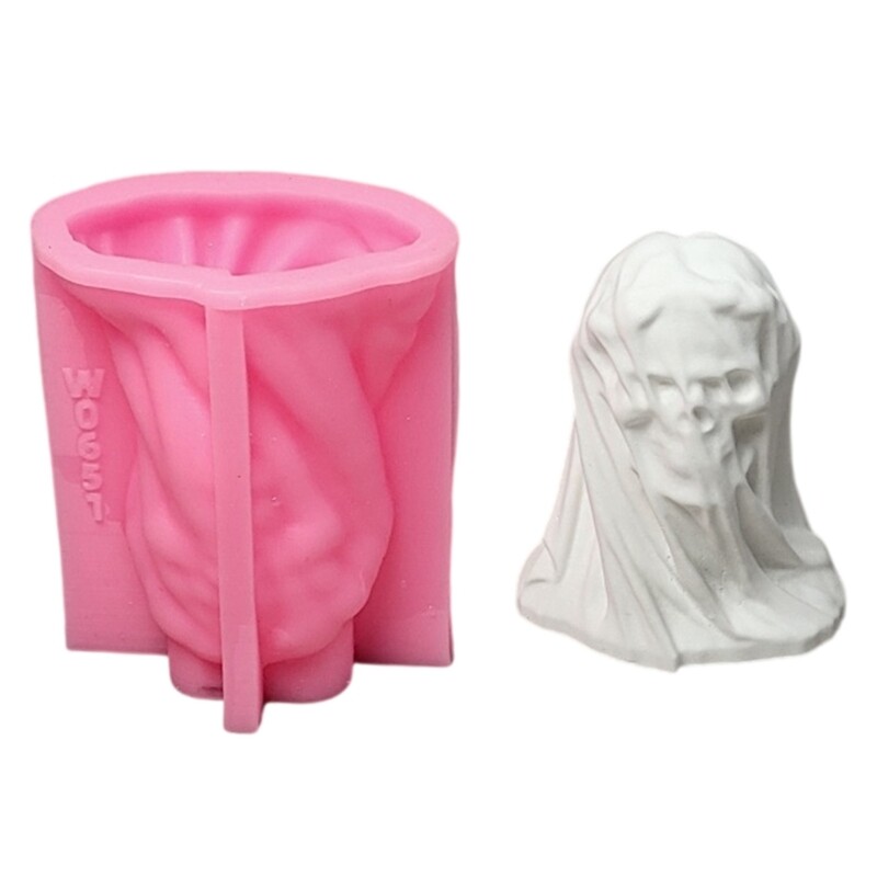 Halloween Silicone Skull Mold for Resin Plaster and Epoxy Crafts