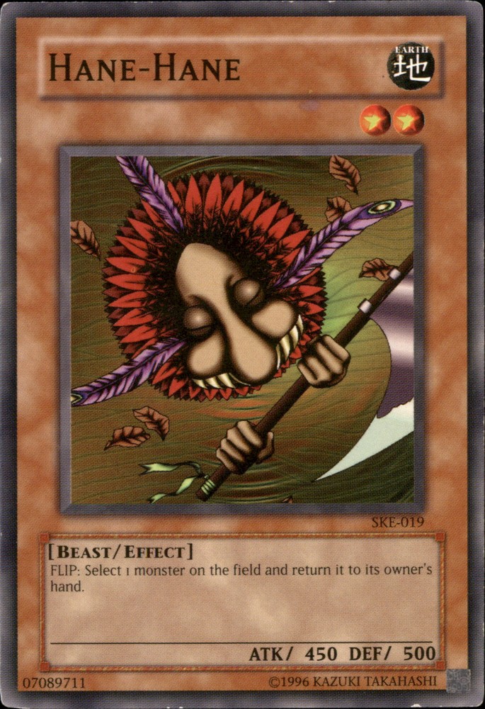 Hane-Hane SKE-019 Common Yugioh Monster Card