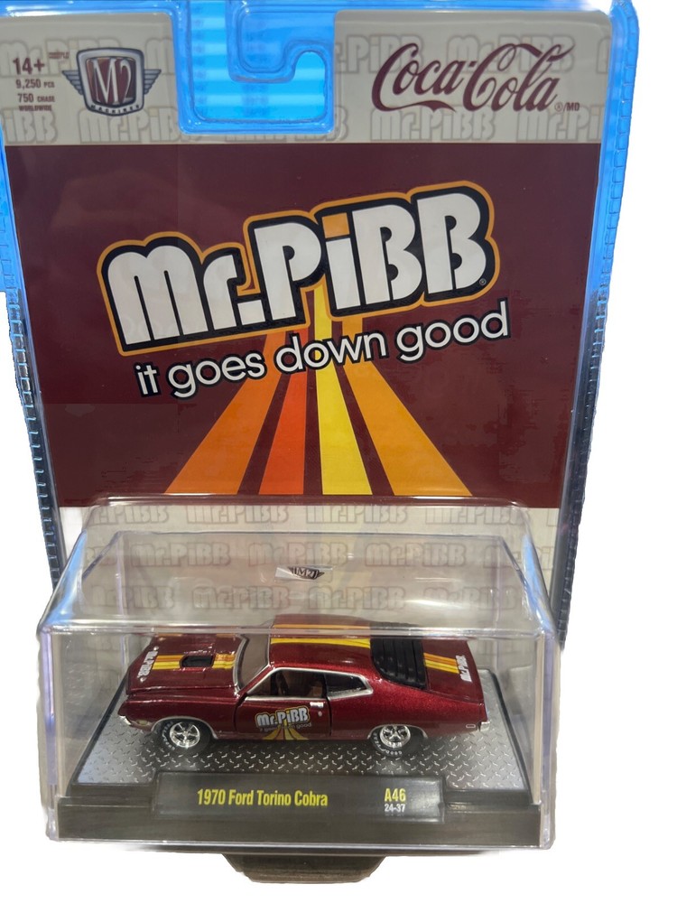 M2 Machines 1970 Ford Torino Cobra Mr. Pibb A46 24-37 Coca-Cola-NEW