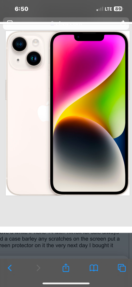 Apple iPhone 14 - 128 GB - Multicolor (Unlocked)