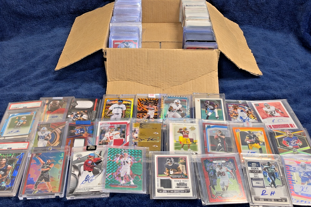HUGE SPORTS CARD GOLD RODGERS RC FLACCO AUTO CASE HIT COLLECTION PSA LOT READ