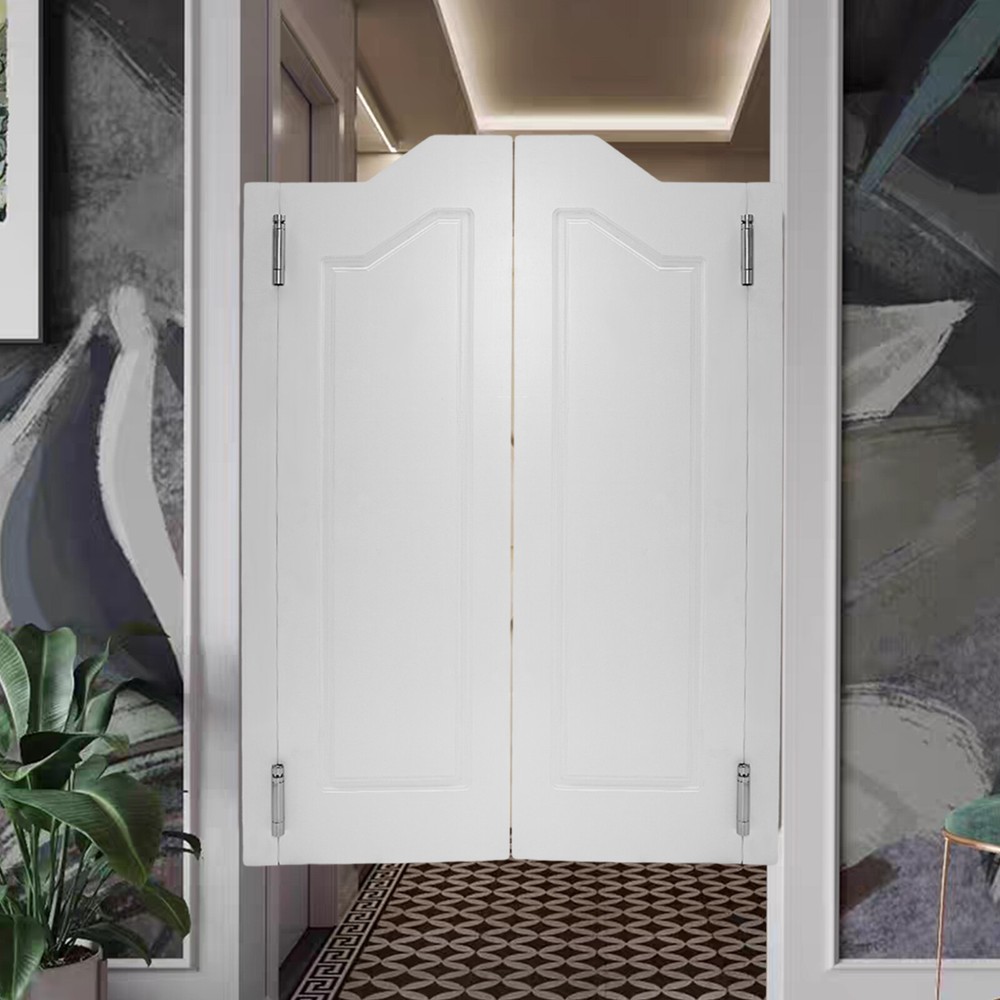 Coffee Doors Half Doors For Doorway Partition Door Wood Counter Doors 1 Pair