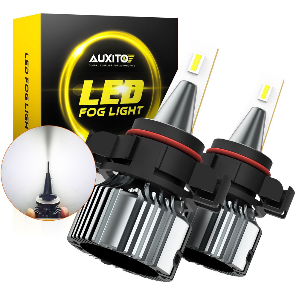 Super Bright 6000K 5202 2504 LED Front Fog Light Bulbs for Chevrolet GMC JEEP 2x